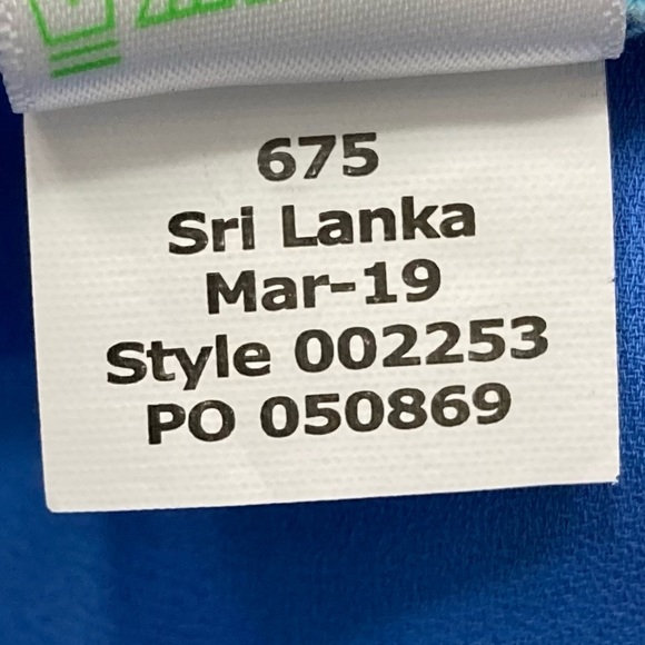 Lilly Pulitzer Mylee Tie Front Shorts Women’s Size 00 Tropical Print Beach Blue - Picture 10 of 10